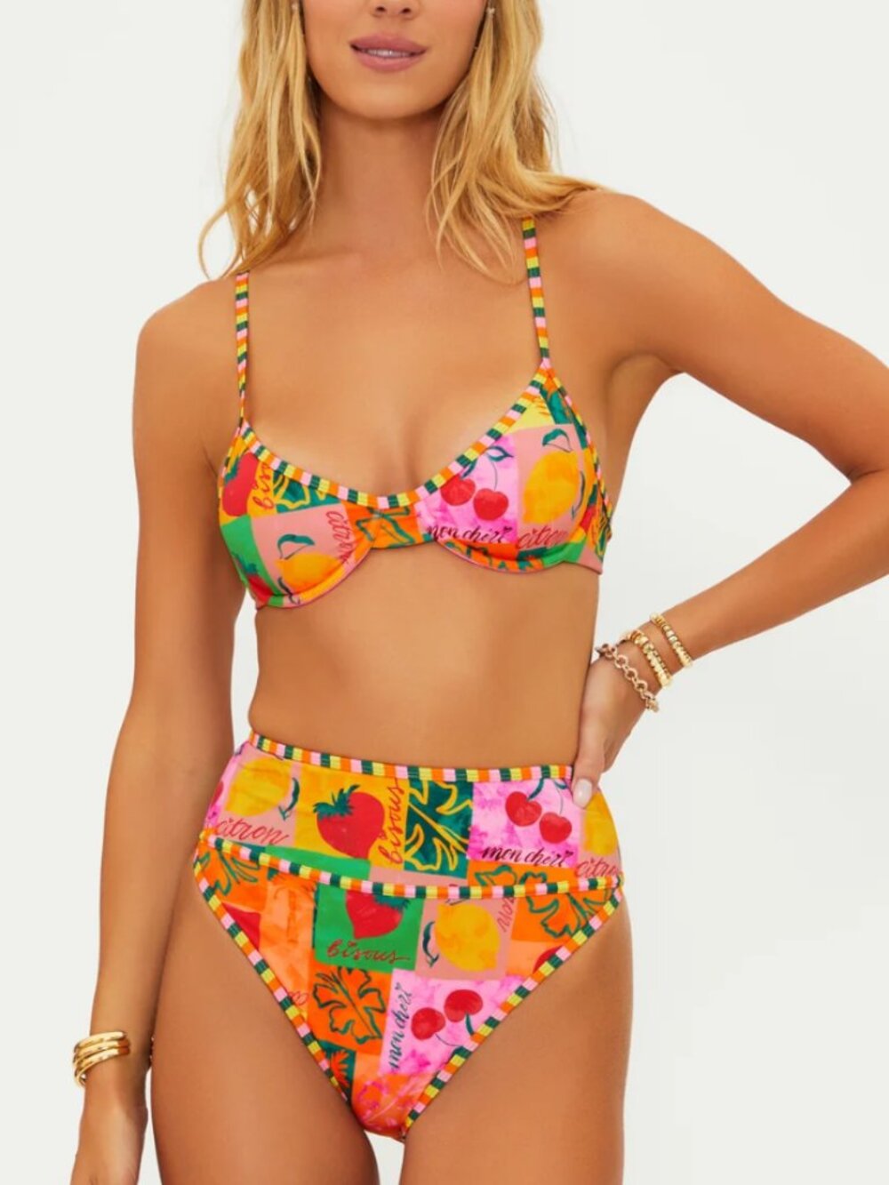 Beach Riot Kori Bikini in Fruit Market